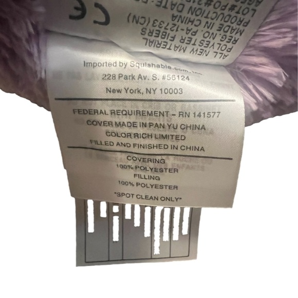 RETIRED-15” Squishable Comfort Food Macaron Macaroon Plush Purple - Picture 7 of 8